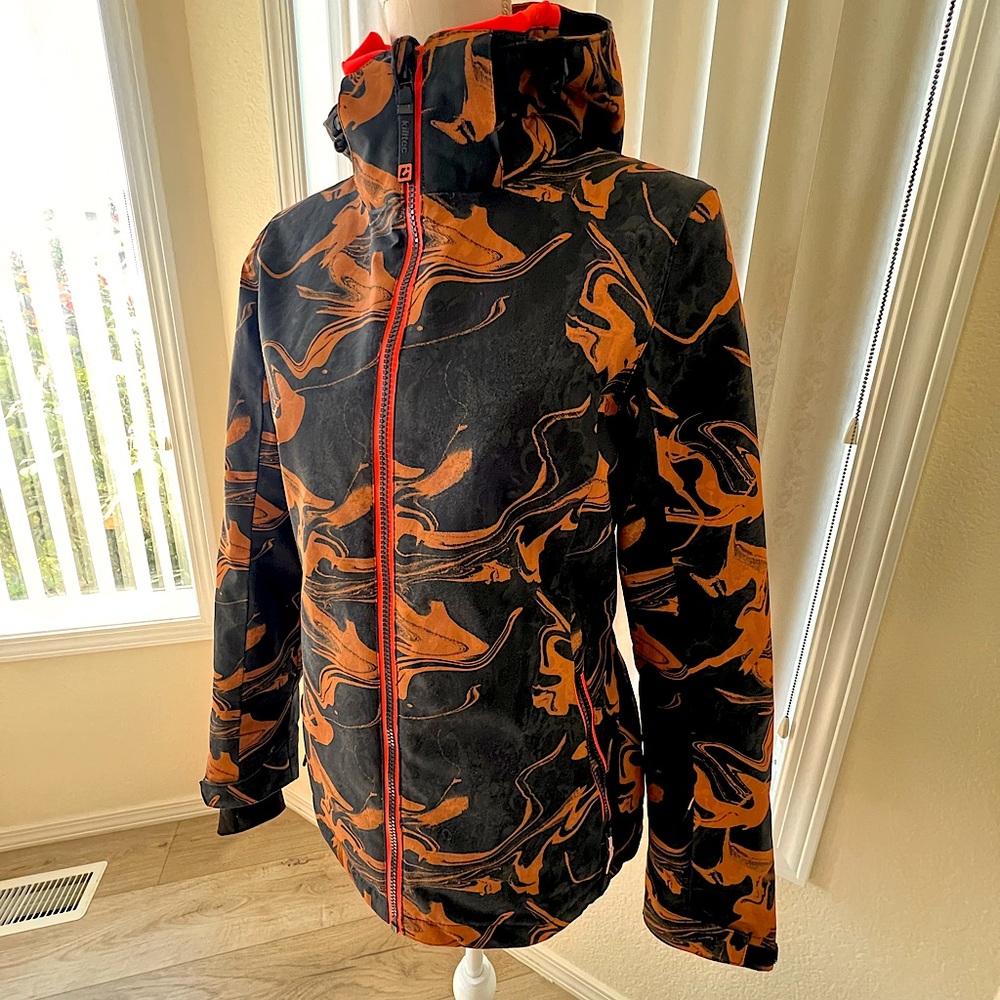 Women's Killtec Printed Ski Snowboard Waterproof Insulated Jacket SizeUS 6